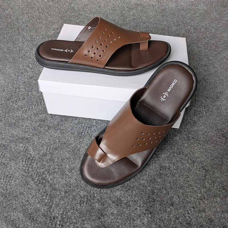Men's Comfortable Leather Sandal - Image 4