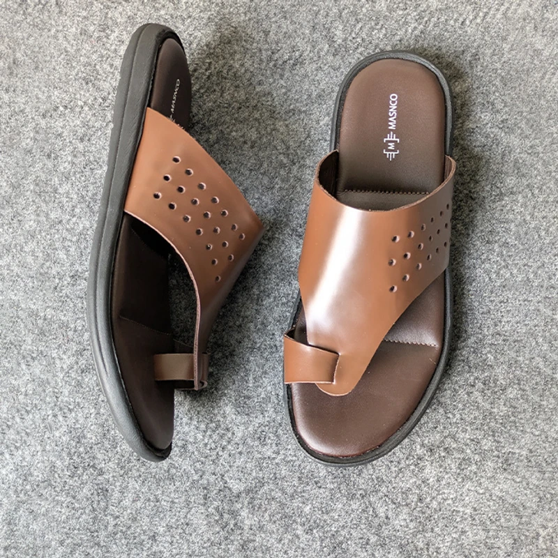 Men's Comfortable Leather Sandal - Image 5