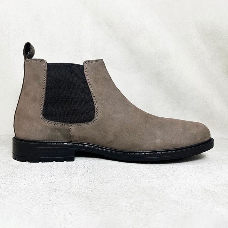 Premium Nubuck Leather Chelsea Boot