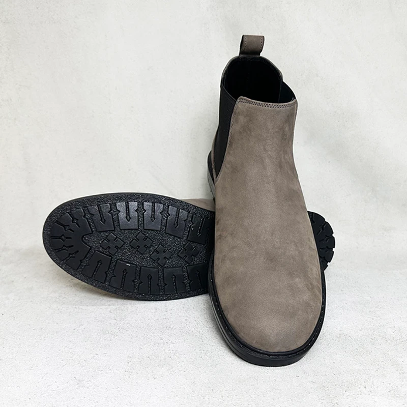 Premium Nubuck Leather Chelsea Boot - Image 4
