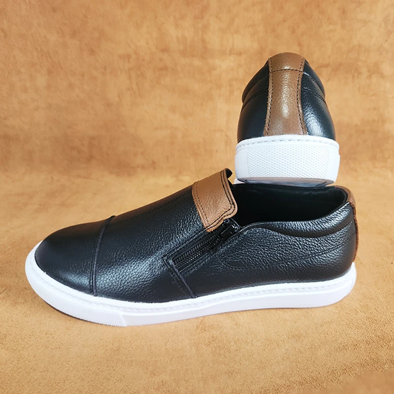Lightweight 100% Leather Sneaker - Image 3