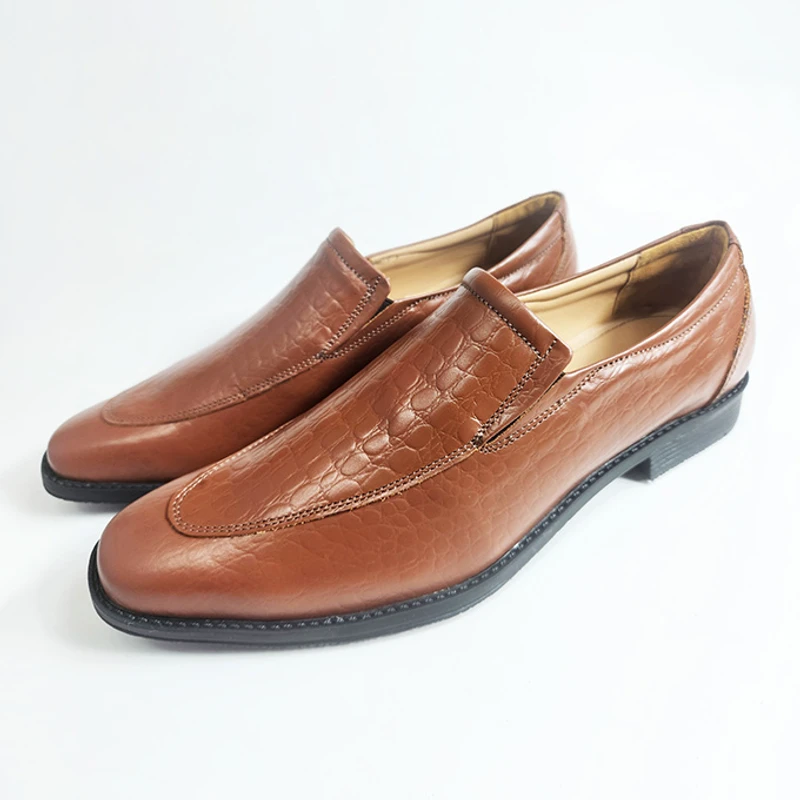 Slip-on Leather Shoe for Men in LBR Croco