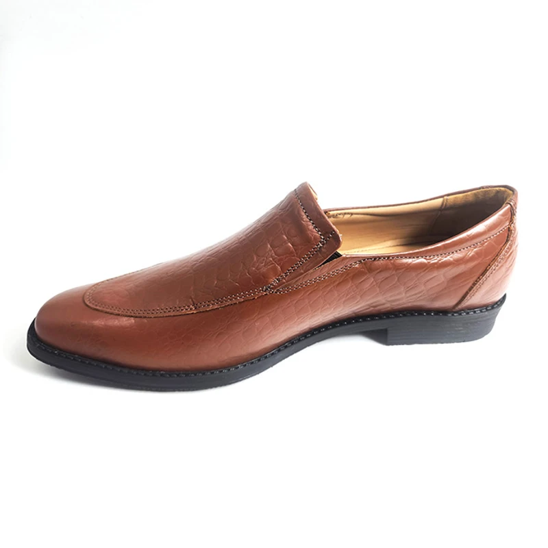 Slip-on Leather Shoe for Men in LBR Croco - Image 3