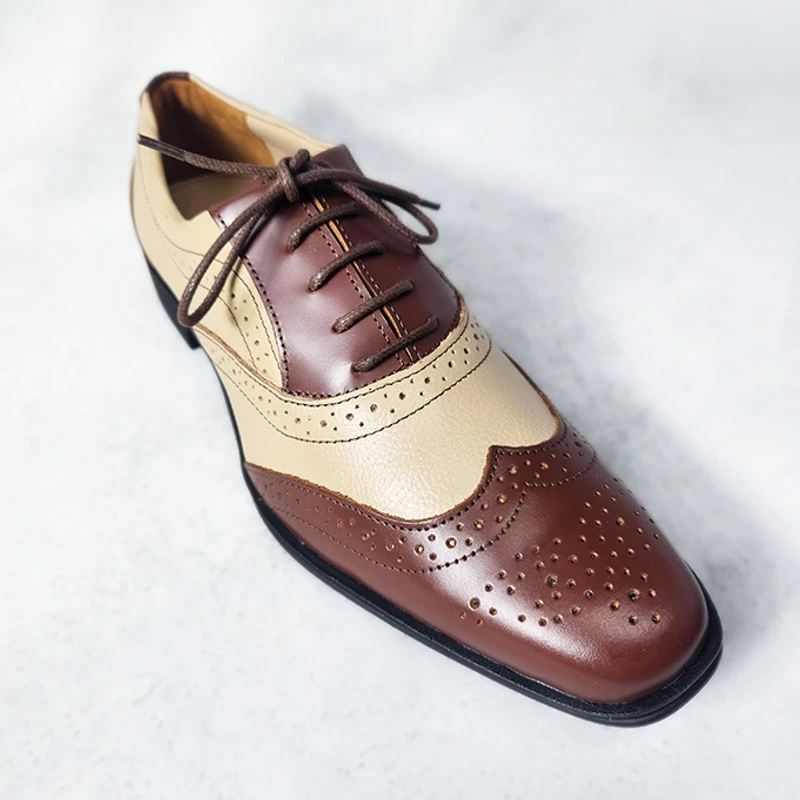 Men's Dress Shoe in Two Tone - Image 4