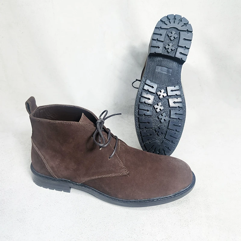 Premium Nubuck Leather Chukka Boots - Image 4