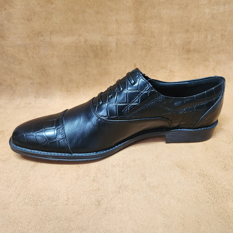 Formal Slip-On Leather Shoe Black - Image 3