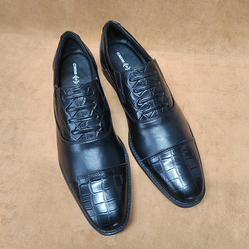 Formal Slip-On Leather Shoe Black - Image 5
