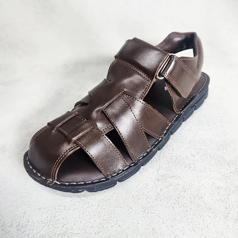 Lightweight Back Belt Sandal in DBR