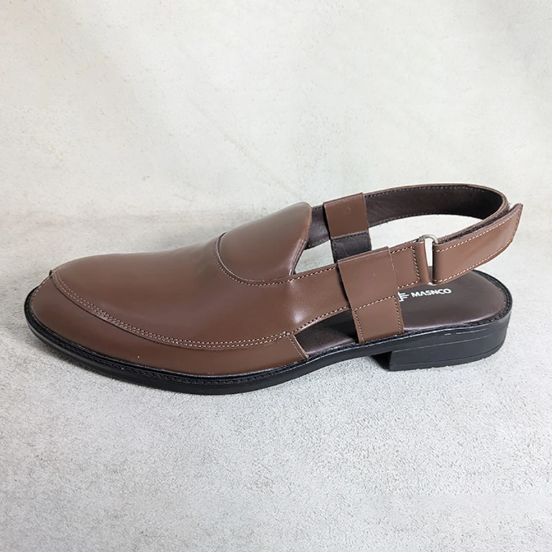 Men’s Kabuli style sandal in Brown - Image 3