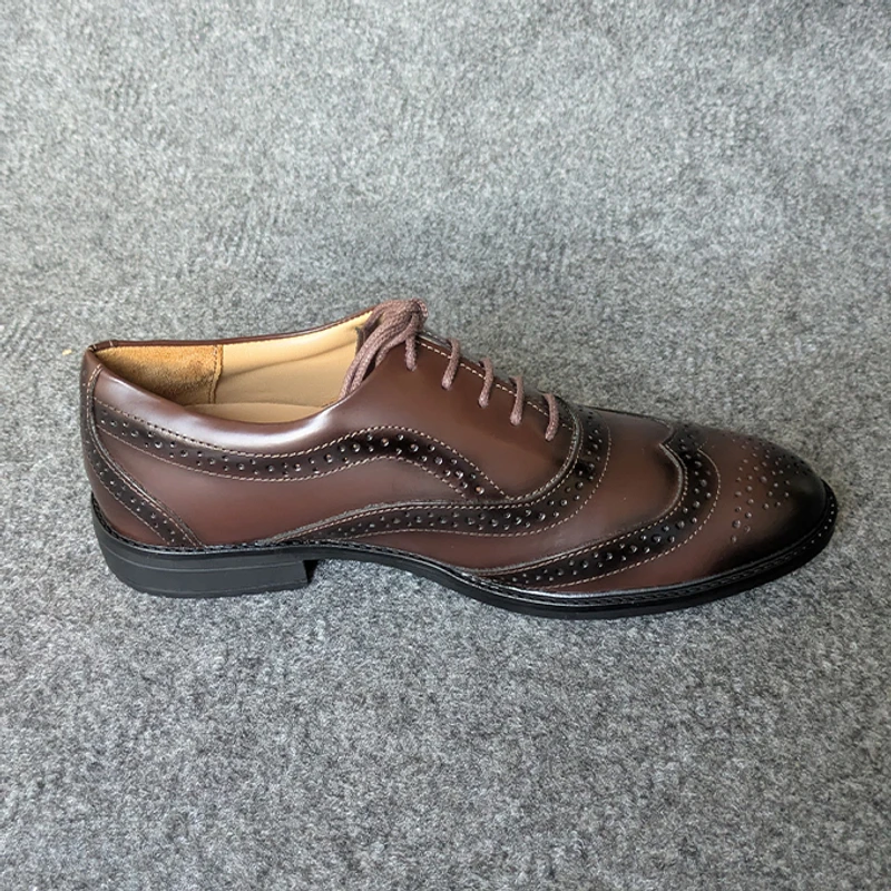 Formal Brogue Leather Shoes for Men - Image 3