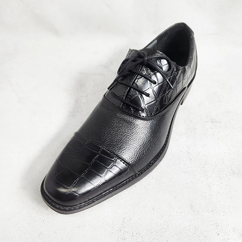 Formal Leather Shoes for Men (Hidden Elastic for Easy Wear) - Image 3