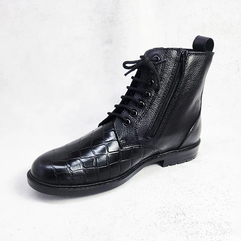 Men’s Derby Leather Boot - Image 3