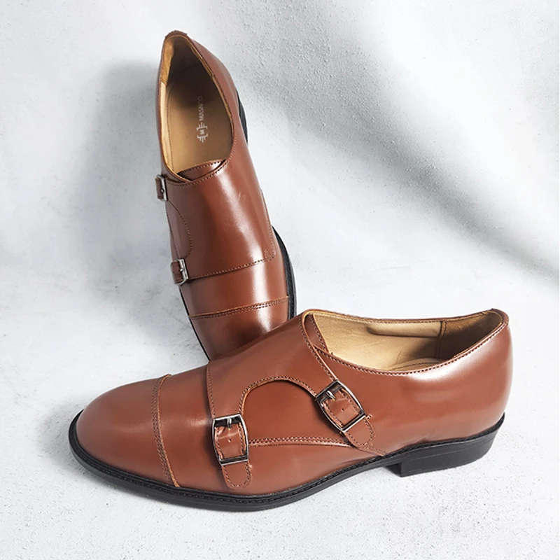 Double Monk Oxford Formal Office Shoes for Men (LBR) - Image 3