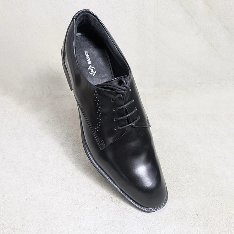 Men's Comfortable Office Shoe in Black - Image 3