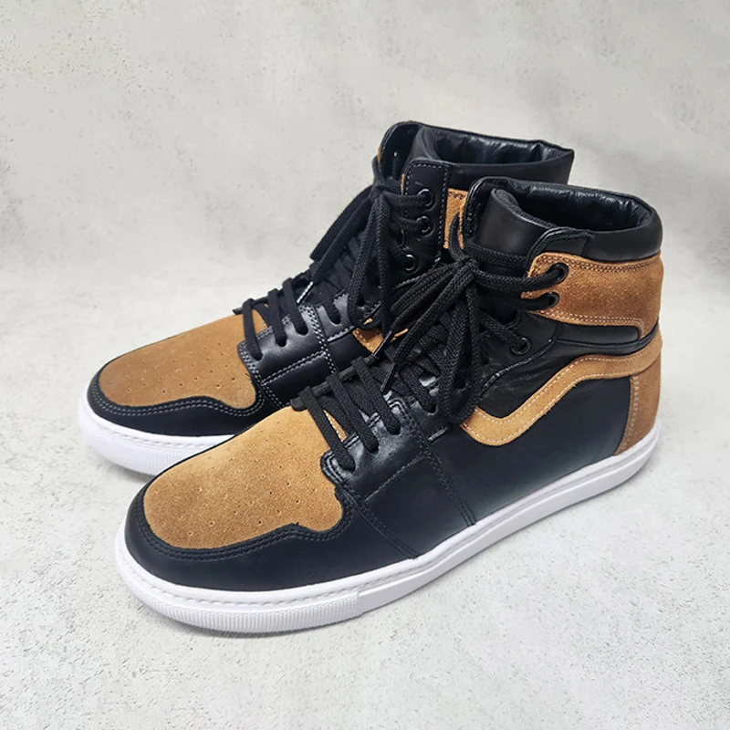 Men's High Ankle Leather Sneaker