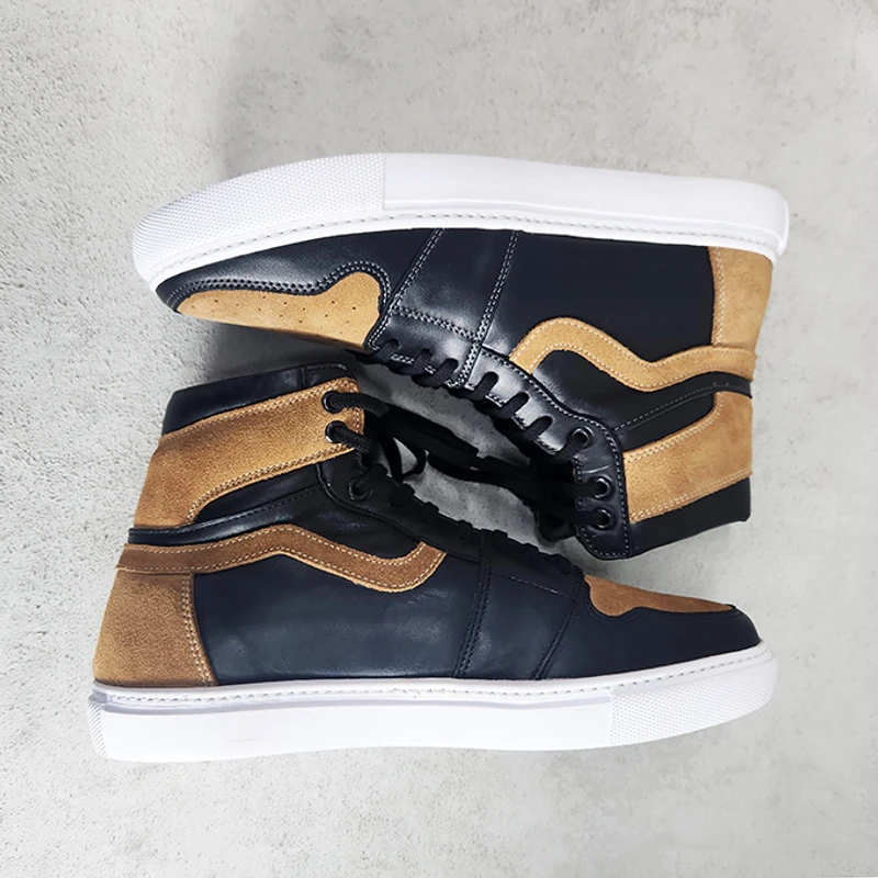 Men's High Ankle Leather Sneaker - Image 4