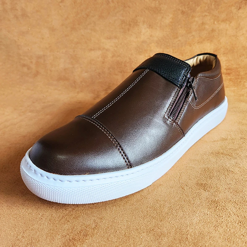 Lightweight 100% Leather Sneaker - Image 4