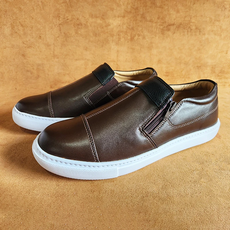 Lightweight 100% Leather Sneaker - Image 5