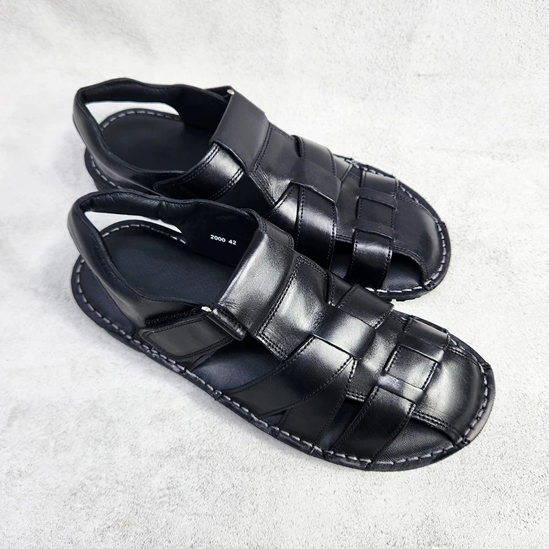 Lightweight Back Belt Sandal in Black - Image 5