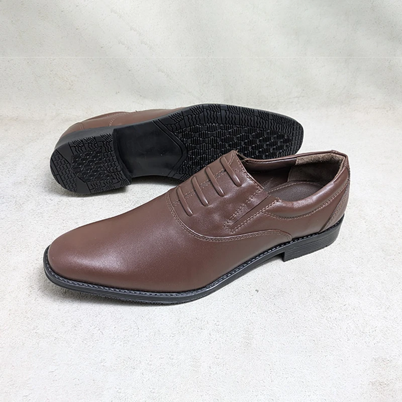 Men's Slip on Office Shoe in Brown