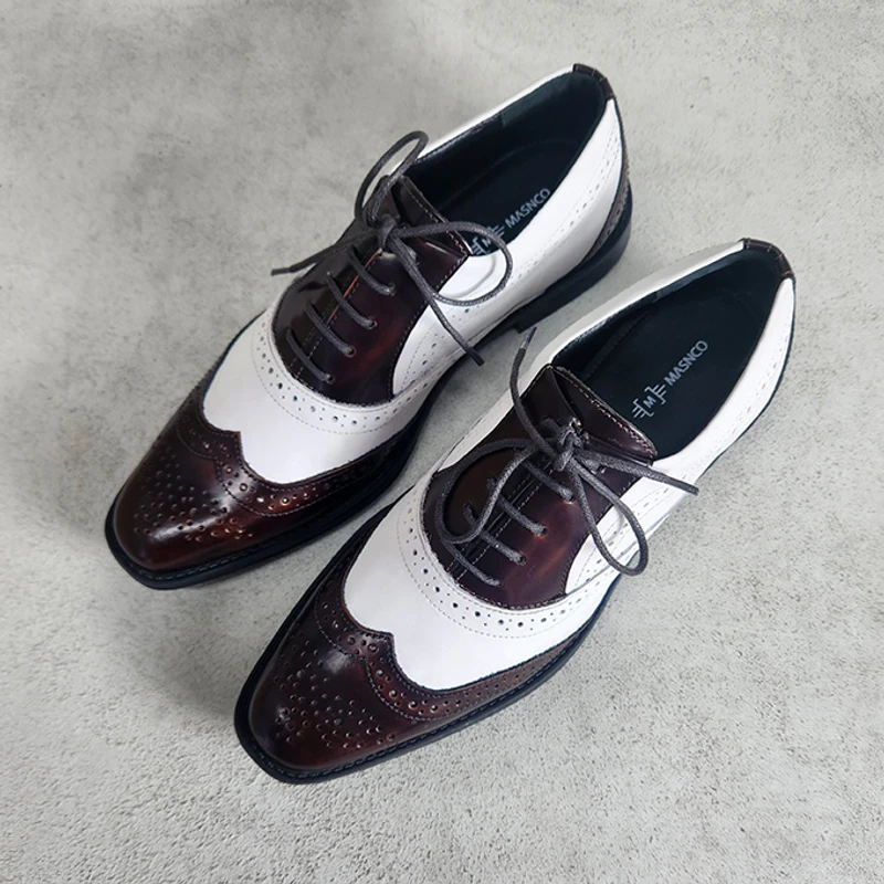 Men's Dress Shoe in Two Tone - Image 4