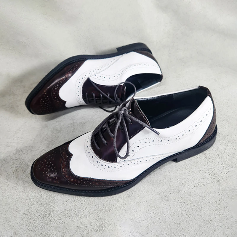 Men's Dress Shoe in Two Tone - Image 5