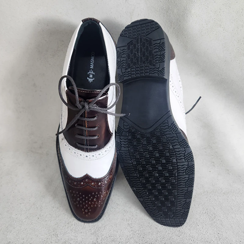 Men's Dress Shoe in Two Tone - Image 6