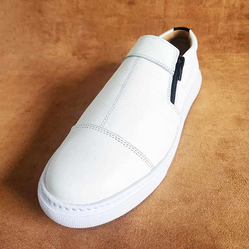 Lightweight 100% Leather Sneaker - Image 4