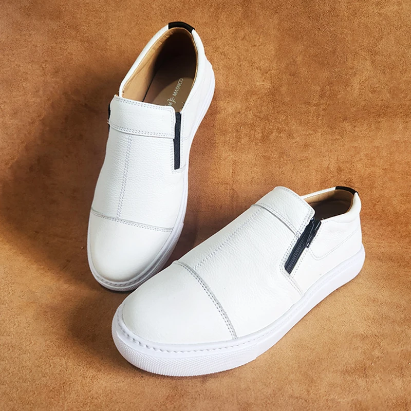 Lightweight 100% Leather Sneaker - Image 5