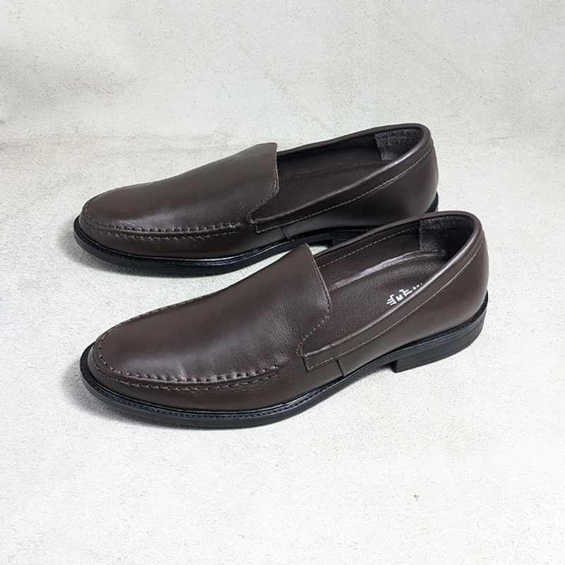 Men's Slip on Office Shoe in Brown