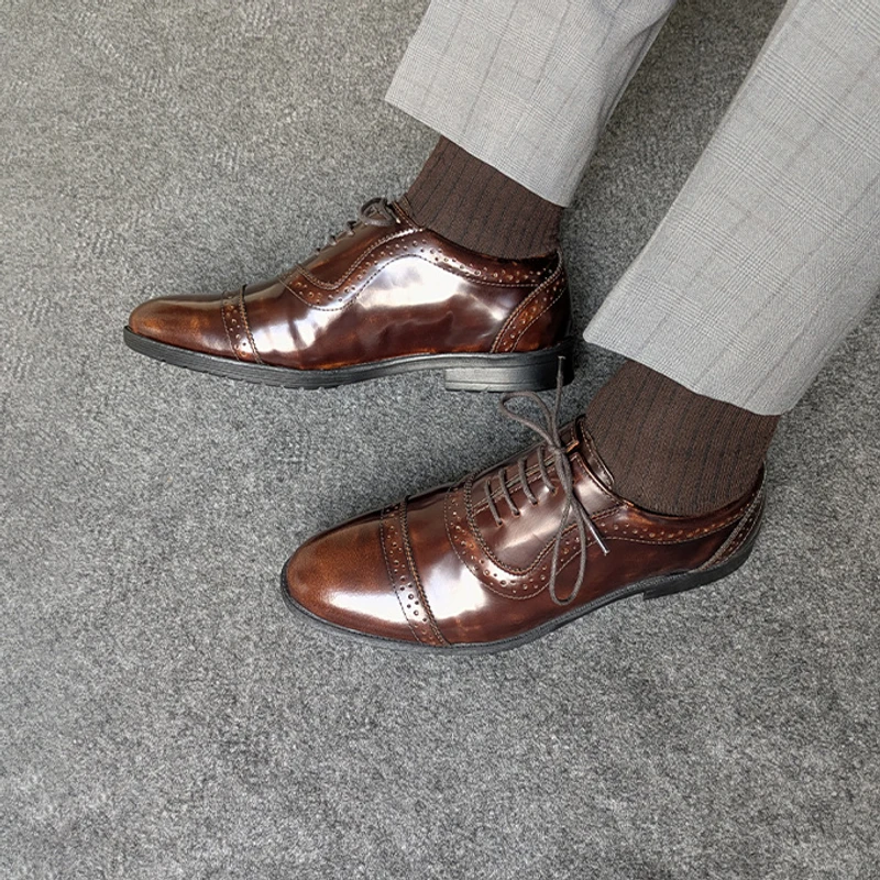 Premium Brush Off Leather Shoe