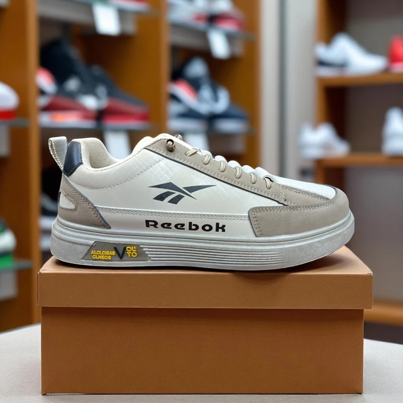 307 - Brown Reebok Sneakers with Grey Accent and Sporty Design—Ideal for Urban Adventures - Image 4