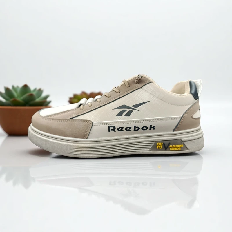 307 - Brown Reebok Sneakers with Grey Accent and Sporty Design—Ideal for Urban Adventures - Image 5