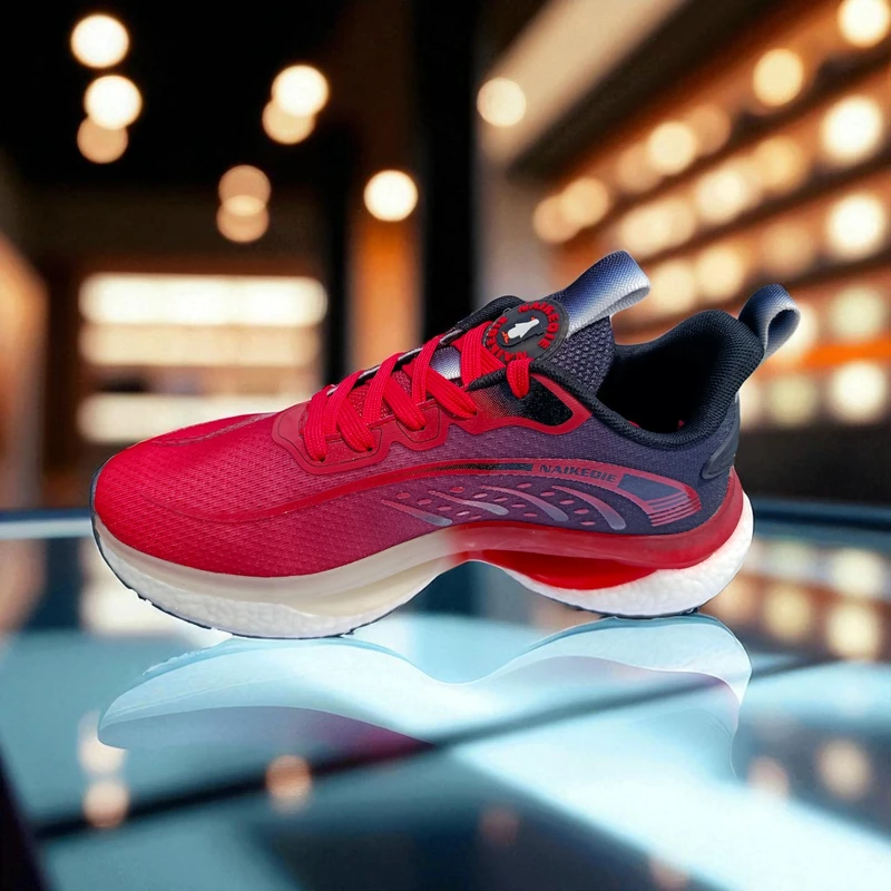 OR101🔥 Naikeqie Red Navy Sneakers – Bold Look, Max Energy ⚡ - Image 4