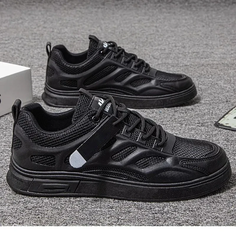314 – Black Air Sports Sneakers – ট্রাভেল, আউটডোর অ্যাডভেঞ্চার ও ডেইলি লুকের জন্য পারফেক্ট ম্যাচ - Image 3