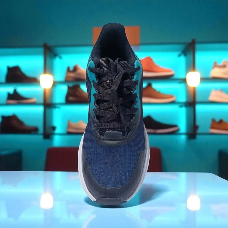NC47 ⚫ Champion Black Blue Sneakers – Speed Meets Elegance ⚡ - Image 4
