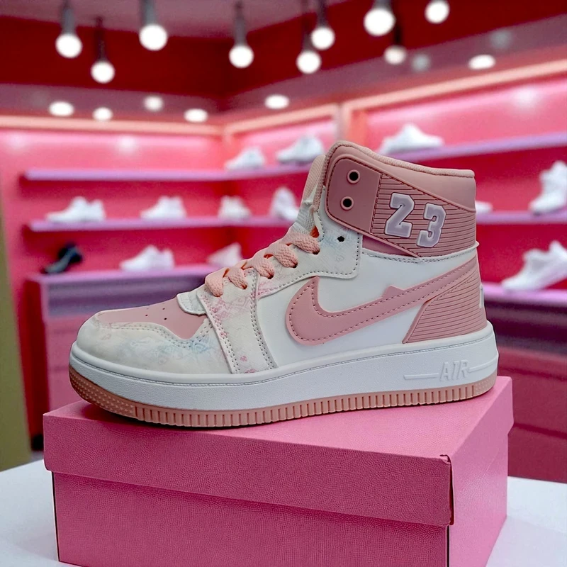 202- Pink Travel & Western Vibe Purple High-Top Sneakers – বাইক রাইড ও অ্যাডভেঞ্চারের জন্য স্টাইলিশ চয়েস