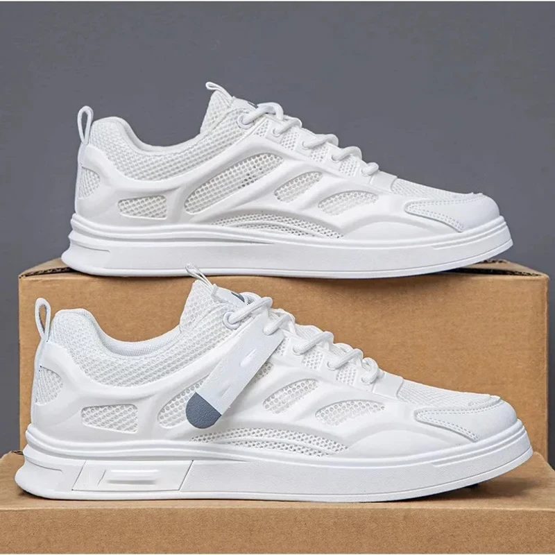 314 – White Air Sports Sneakers – ট্রাভেল, আউটডোর অ্যাডভেঞ্চার ও ডেইলি লুকের জন্য পারফেক্ট ম্যাচ - Image 3