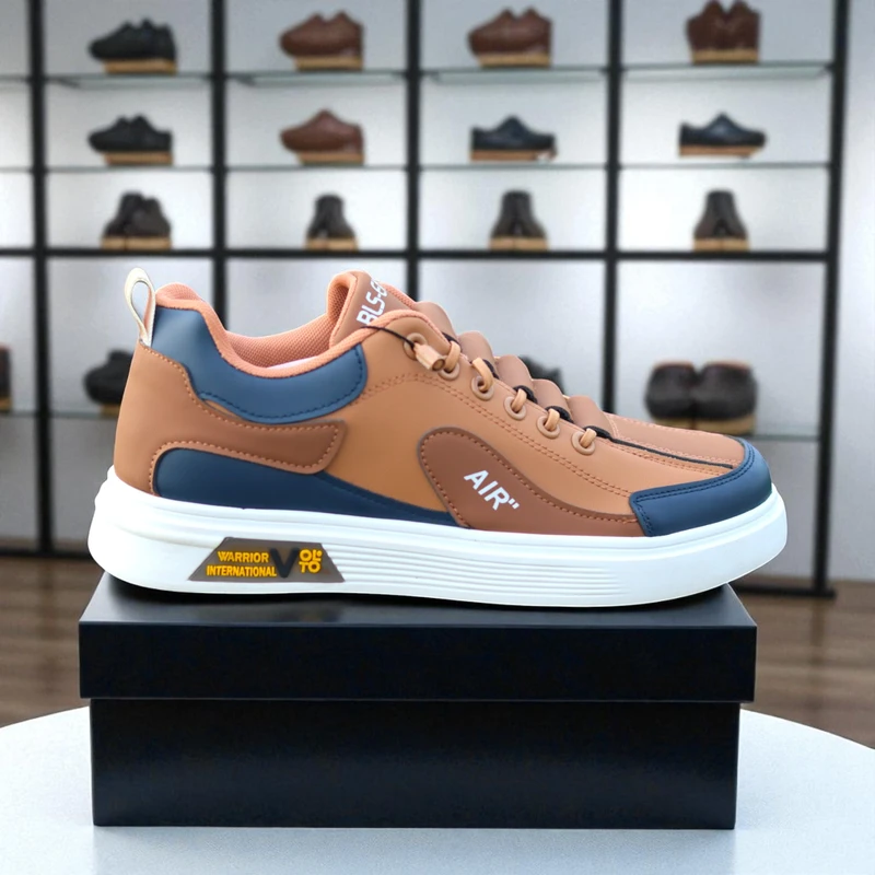 302 - Brown Rust Battalion Casual Sneaker - Modern For the Confident, Everyday Explorer