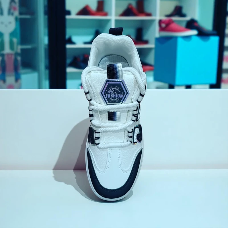 310🔥Blue White Hype Chunky Sneakers – Street Style Meets Comfort 🔥 - Image 6
