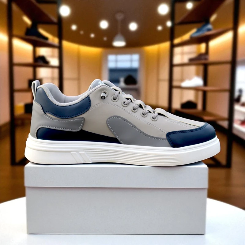 302 - Gray Stylish & Versatile Sneaker – Perfect Balance of Cool & Comfort - Image 3