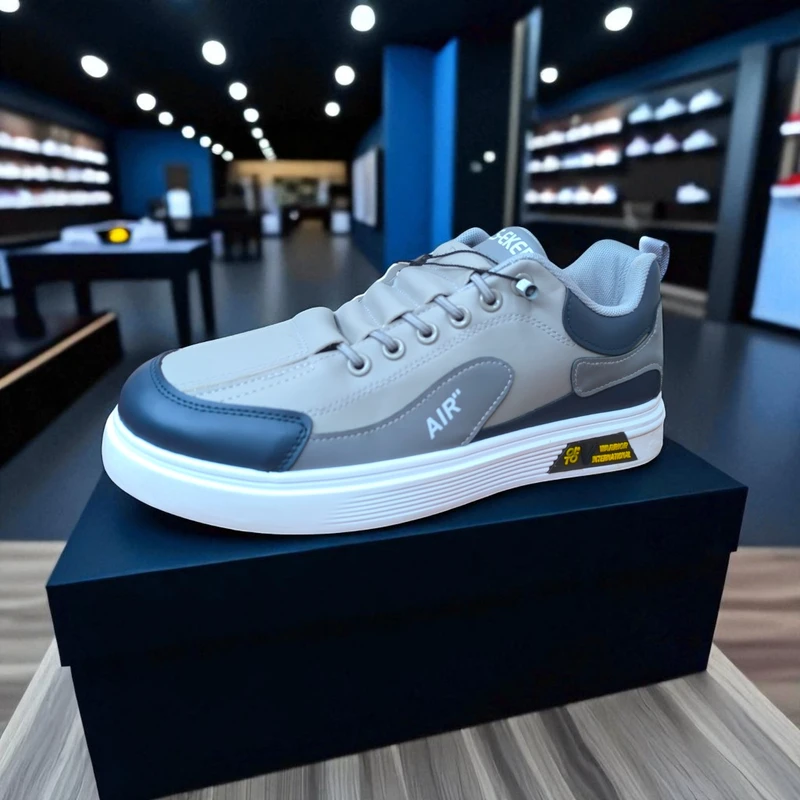 302 - Gray Stylish & Versatile Sneaker – Perfect Balance of Cool & Comfort - Image 4