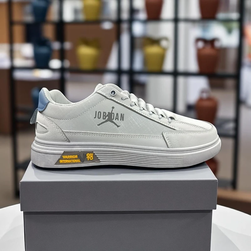 308 - Gray Sneakers with Jordan Logo—Perfect for Casual and Sporty Looks