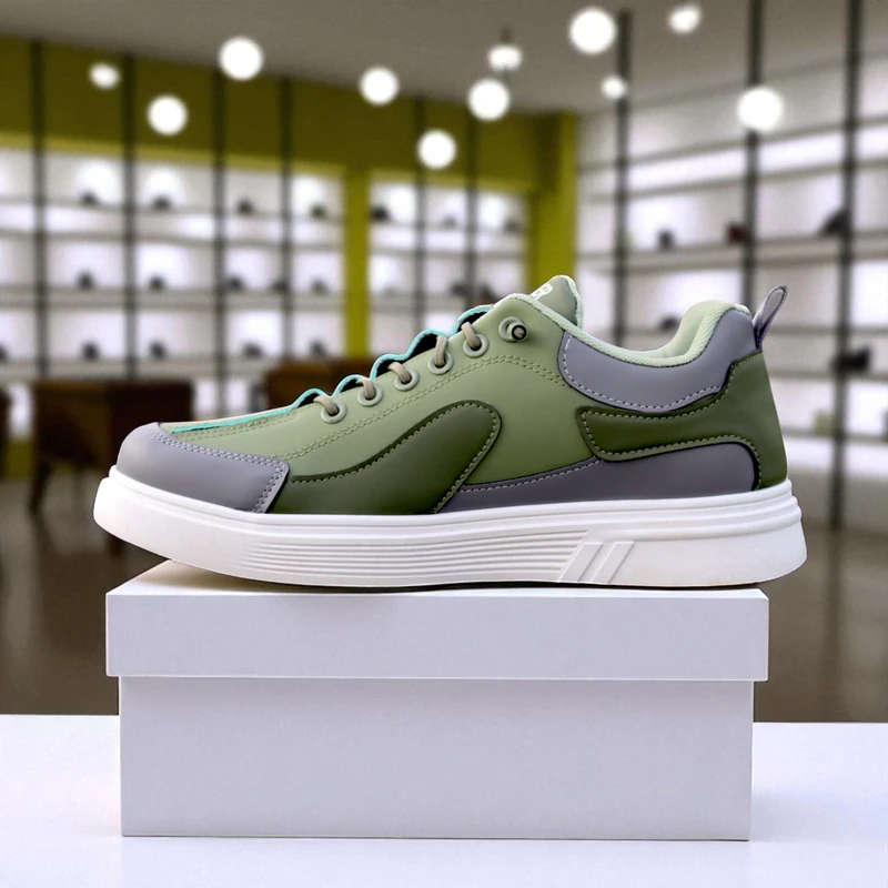 302 -  Olive Green Sneaker —Modern, Sleek & Everyday Ready