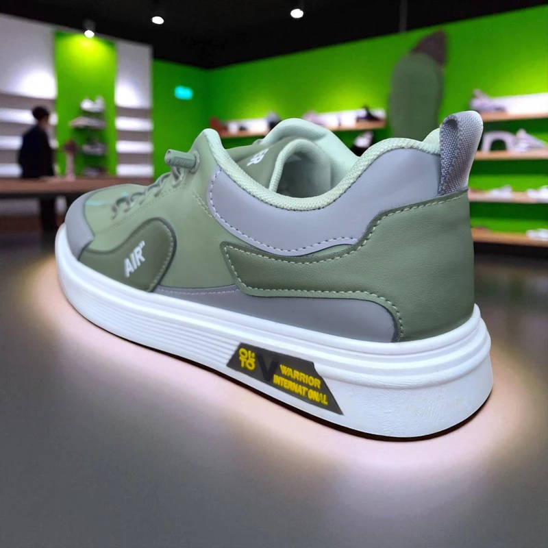 302 -  Olive Green Sneaker —Modern, Sleek & Everyday Ready - Image 5