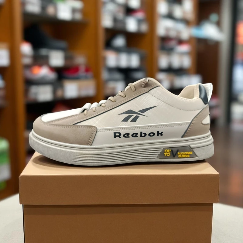 307 - Brown  Reebok Sneakers with  Accent and Sporty Design—Ideal for Urban Adventures