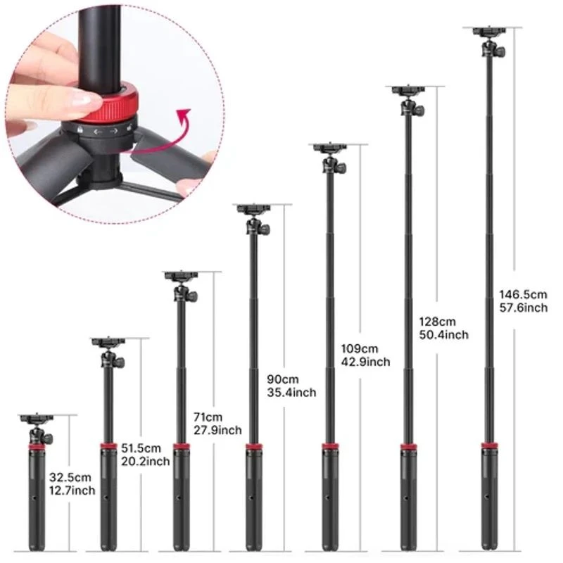 Ulanzi MT-44 Extendable Vlog Tripod with 360° Ball Head | Mega Nest BD