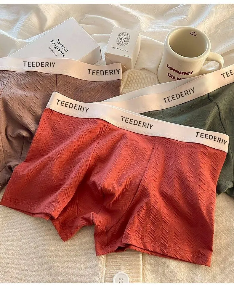 ( 4 Pcs Set ) Men's  Cotton Premium Comfort Boxers