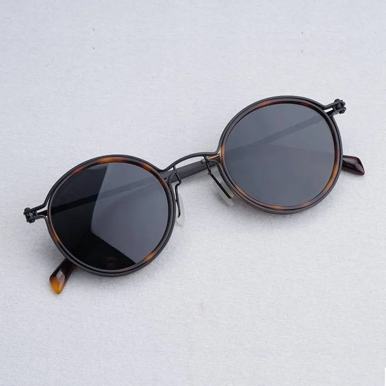 Elegant Round Frame Urban Style Sunglass - Image 3