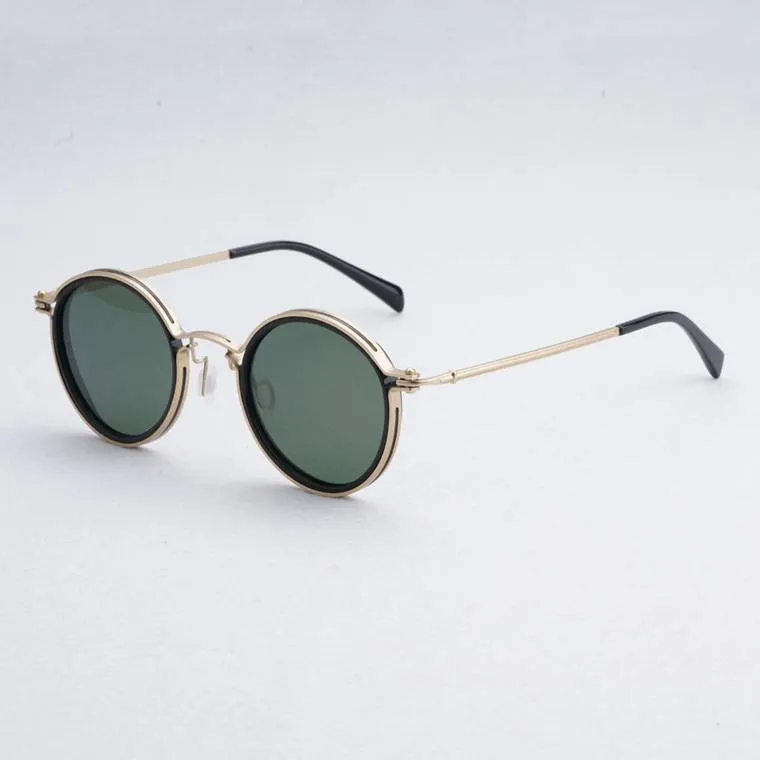 Elegant Round Frame Urban Style Sunglass - Image 5